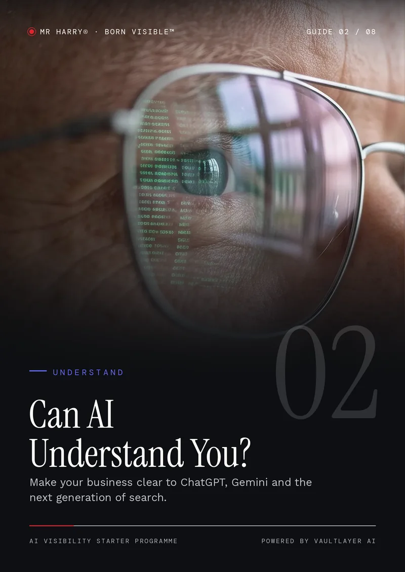 Guide 02 cover — Can AI Understand You? — MR HARRY® Born Visible™
